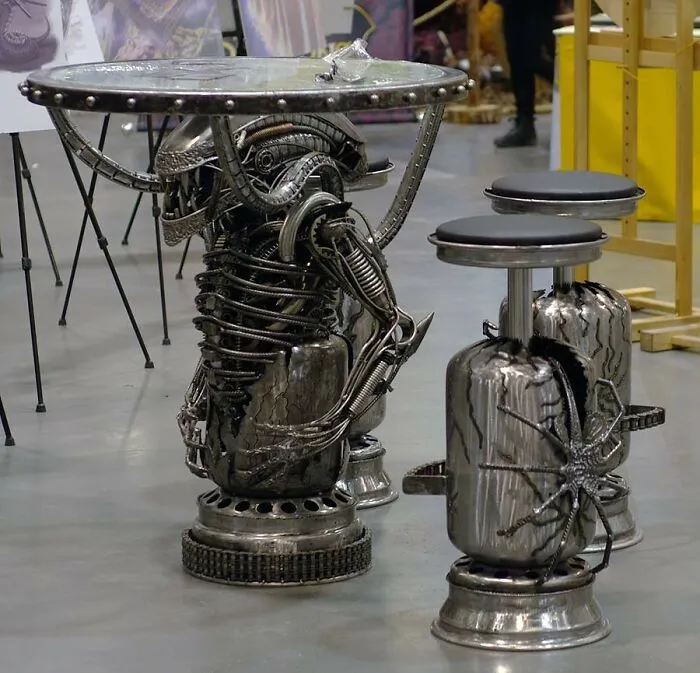 This Artist From Poland Uses Scrap Metal To Create These Fascinating Sculptures Inspired By Popular Movies (44 Pics)