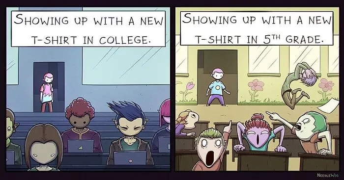  46 Short Comics With Unexpected Twists By Needle Wig