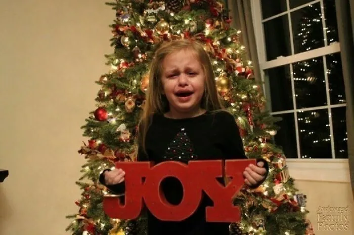 This Was Supposed To Be Our Christmas Card. It Turns Out She Just Hated That Sweater