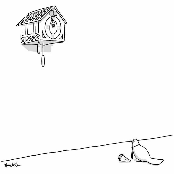 40 Of The Funniest Stories Told By This Artist Using Just A Single Frame And One Sentence