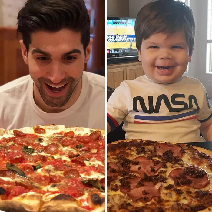 Mom Makes Fun Of Her Model Brother By Having Her Toddler Recreate His Poses, And Result Is Hilariously Adorable (45 New Pics)