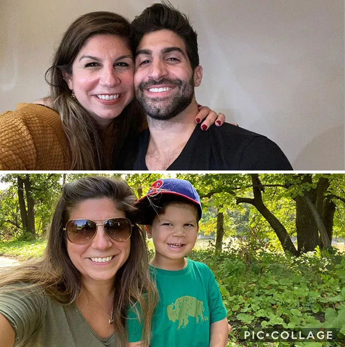 Esta madre sigue burlándose de su hermano modelo haciendo que su bebé recree sus poses con un resultado tan divertido como adorable