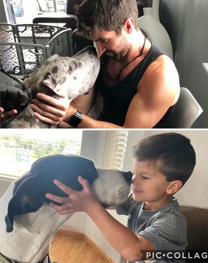 Esta madre sigue burlándose de su hermano modelo haciendo que su bebé recree sus poses con un resultado tan divertido como adorable