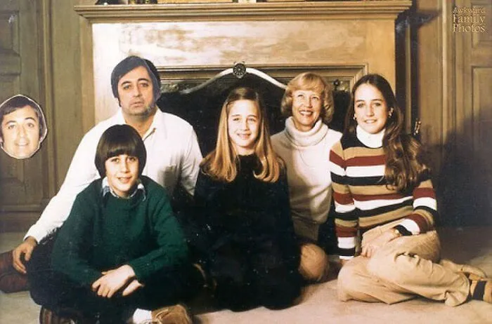 La foto que envió mi abuela como crismas a principios de los 70