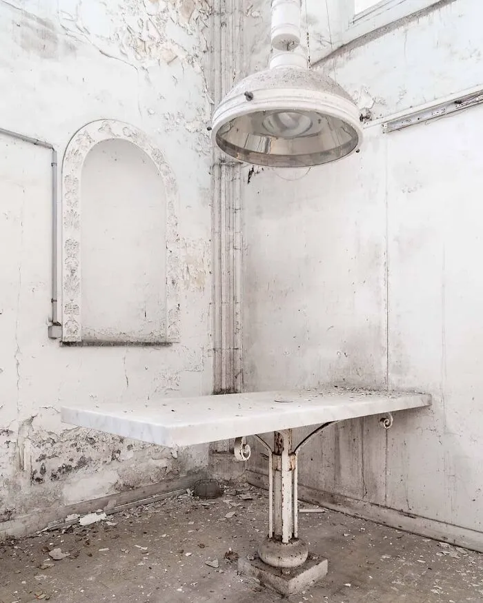 Morgue abandonada en Bélgica