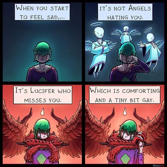  46 Short Comics With Unexpected Twists By Needle Wig