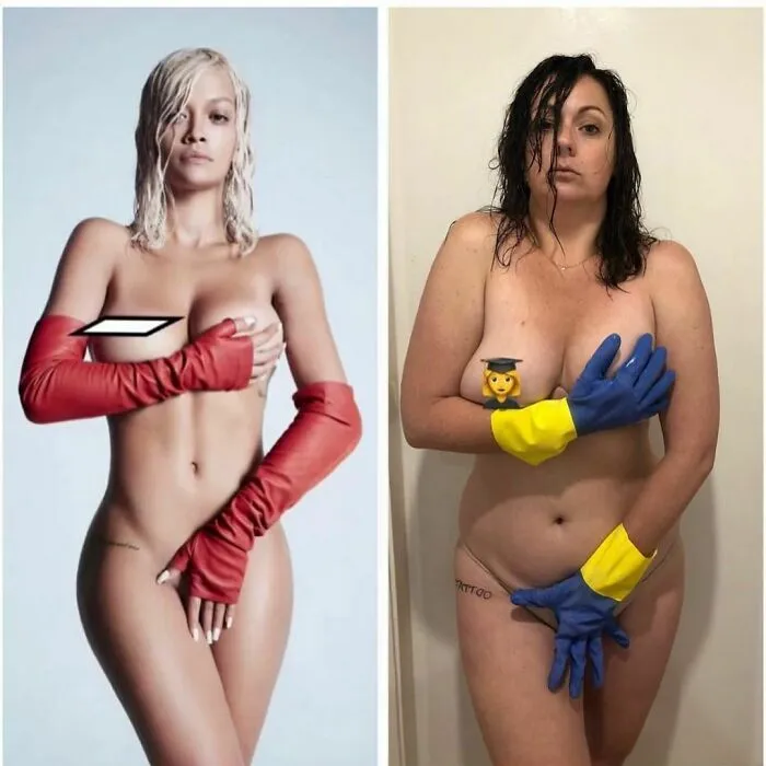 Woman Continues To Hilariously Recreate Celebrity Instagram Photos, And The Result Is Better Than The Original (New Pics)