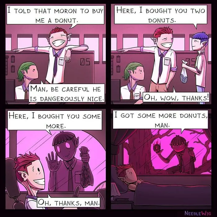  46 Short Comics With Unexpected Twists By Needle Wig