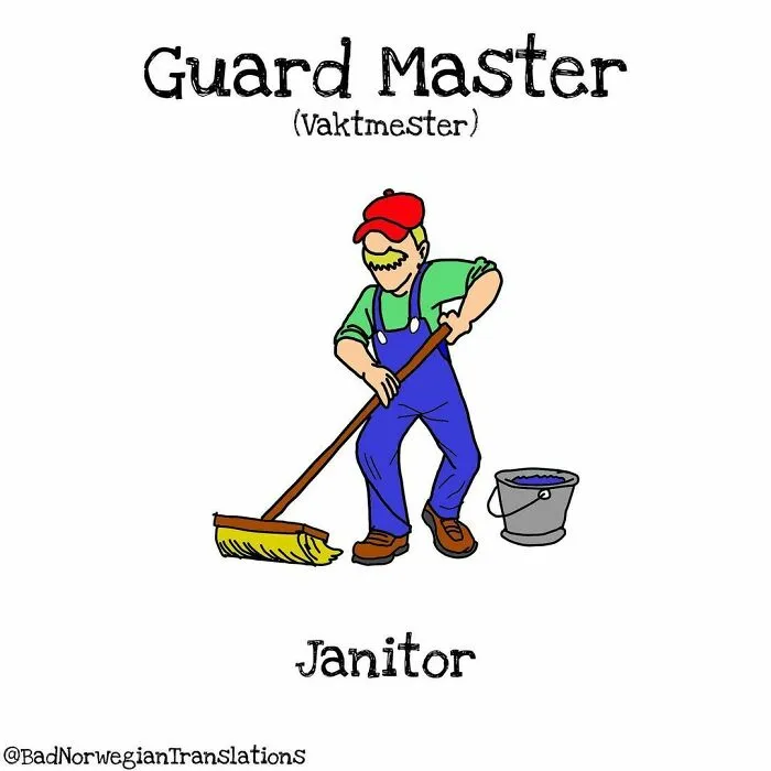 40 Brilliantly Literal Norwegian Words That Say Exactly What They Mean Illustrated By Me