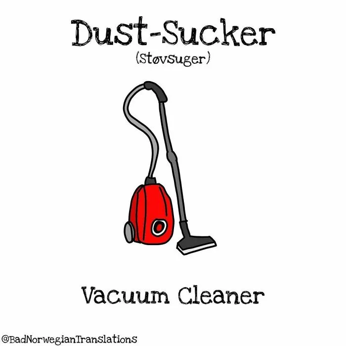 40 Brilliantly Literal Norwegian Words That Say Exactly What They Mean Illustrated By Me