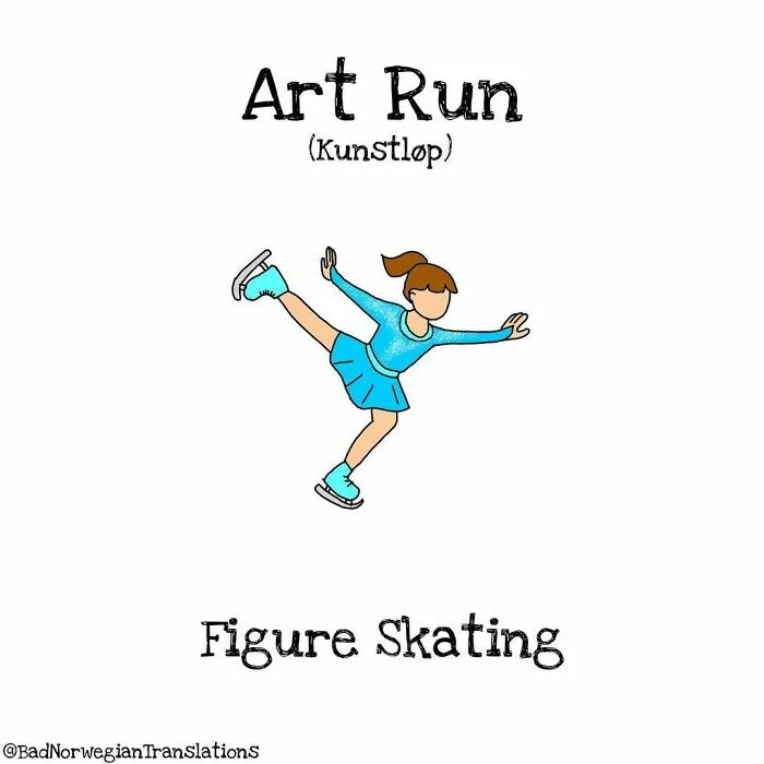 40 Brilliantly Literal Norwegian Words That Say Exactly What They Mean Illustrated By Me
