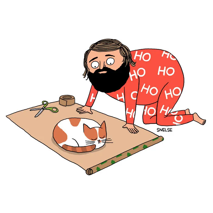 Cats At Christmas