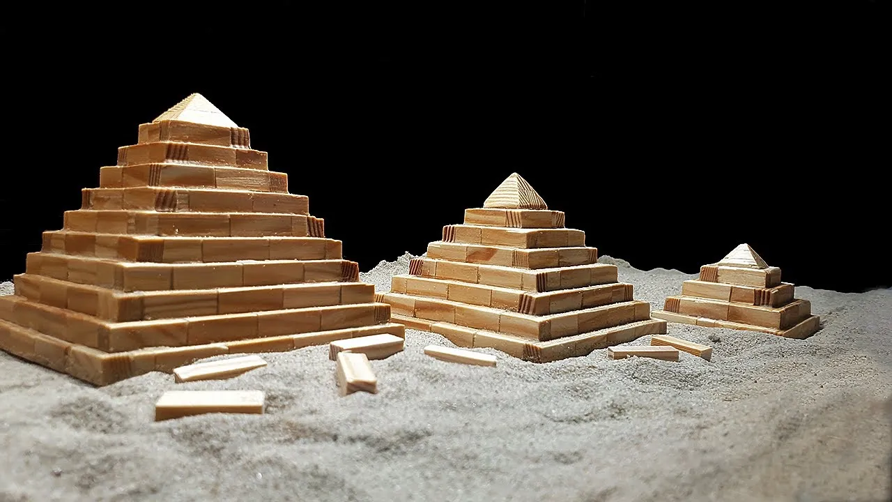 I Made This Little Wooden Pyramid