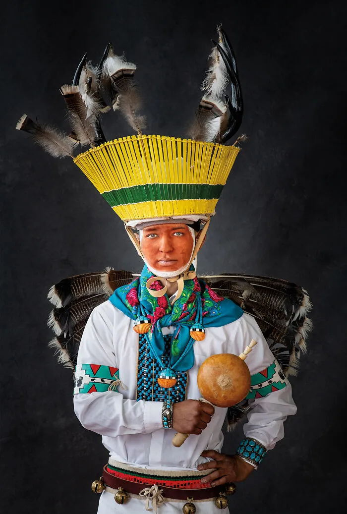 Chris, Deer Dance Regalia, Tewa, Ohkay Owingeh