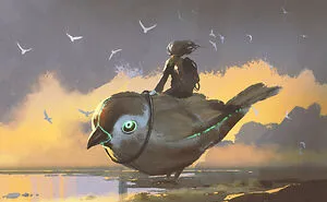 This Artist Creates Fantasy Worlds With Futuristic Details And Fantastic Creatures (58 Pics)