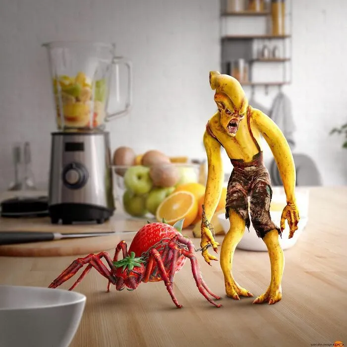 Here Are 66 Surreal Photoshops That Combine Completely Different Objects