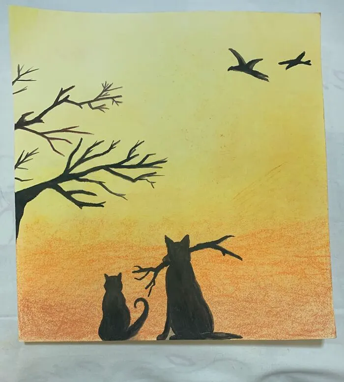 Cats Are At The Top Of A Huge List Of Favorites. Made This For A Friend A Few Months Ago.