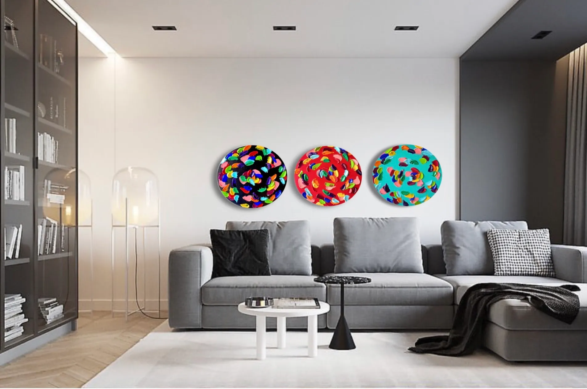 Abstract Artist Launches An Entire Art Collection Devoted To Pizza. Novelty Pizza Box Included.