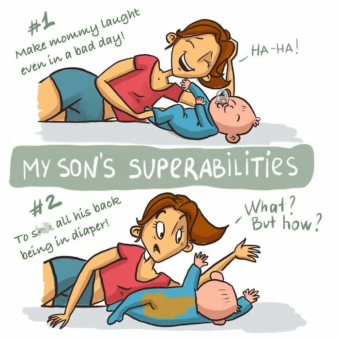 Mom Creates 30 Hilariously Honest Comics About What It's Like Raising A Child