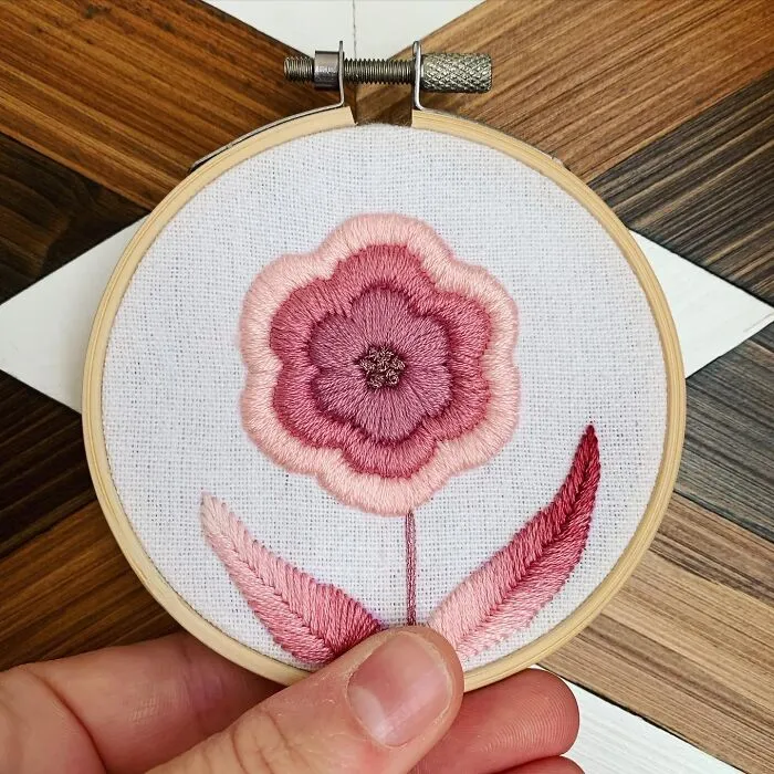 Tri-Colored Flower