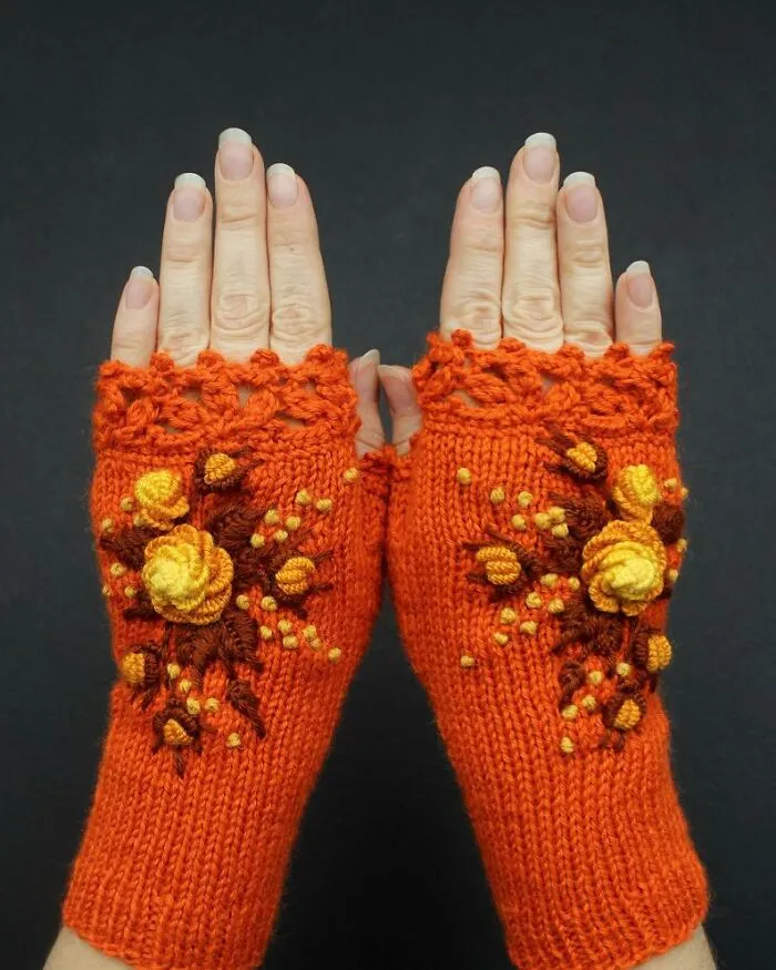 I Have Been Making Embroidered Gloves For Over 7 Years Now, Here Are My 40 Best Works