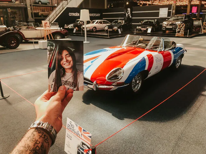 My Girlfriend Couldn’t Join Me On A Trip To Europe Last Year, So I Printed A Few Of Her Photos And Took Selfies Everywhere (32 Pics)