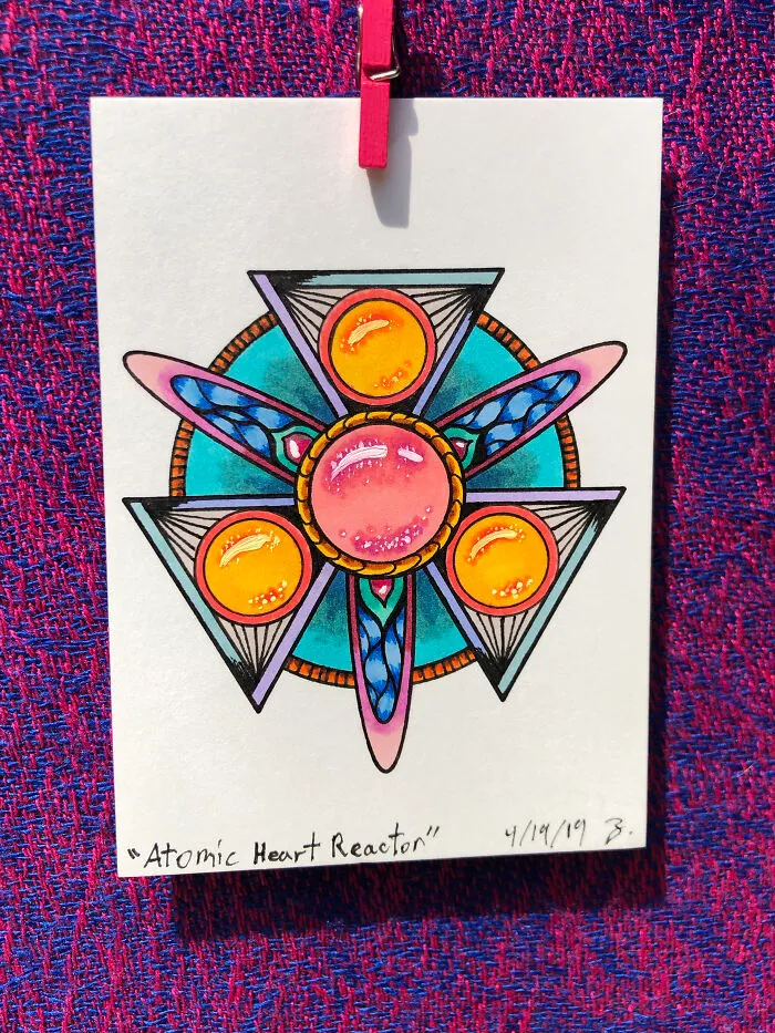 Here Are My Jeweled Doodles Drawn With Pen And Marker (32 Pics)