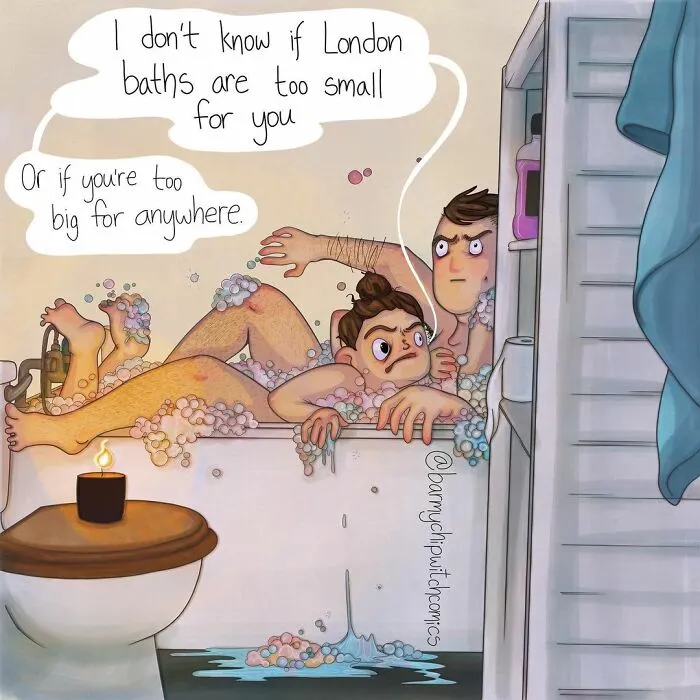 30 Cute Comics About Being In A Relationship By This Artist