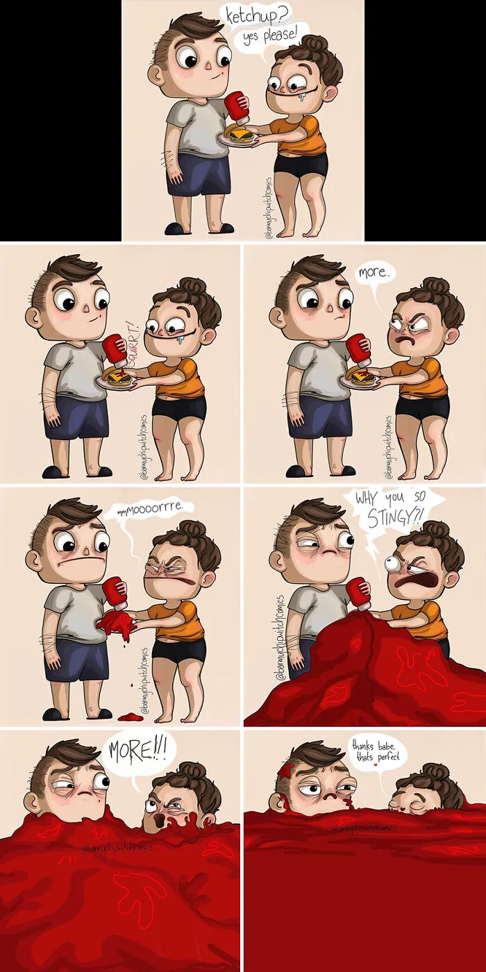 30 Cute Comics About Being In A Relationship By This Artist