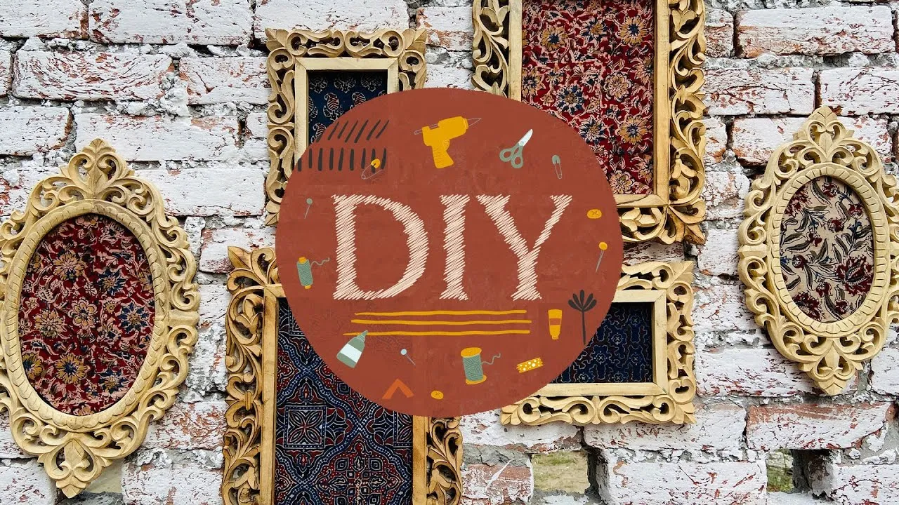 How To Make Wall Frames With Leftover Fabric!