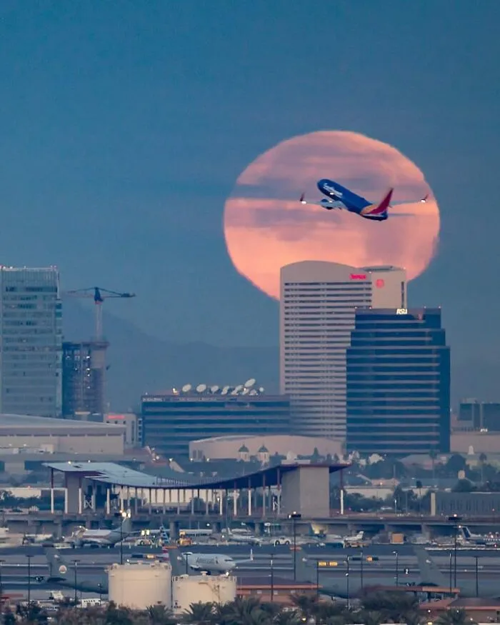 Not Photoshopped: Photographer Uses Only Lens To Make The Moon Look Supersized (26 Pics)