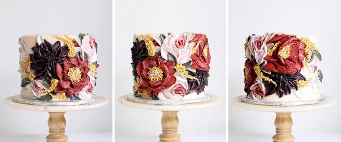Black Dahlia Cake