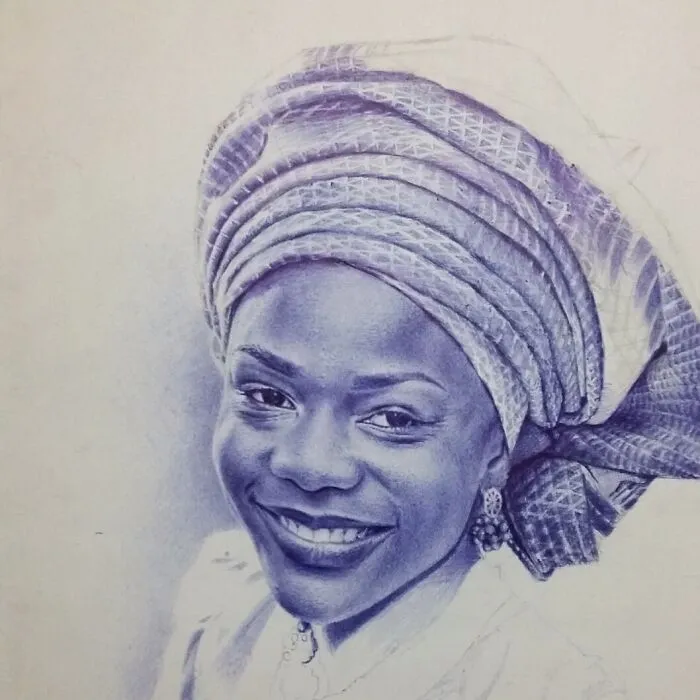 38 Incredible Ballpoint Pen Portraits By Oscar Ukonu Look Like Photos