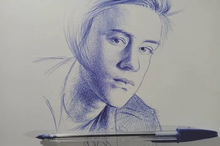 38 Incredible Ballpoint Pen Portraits By Oscar Ukonu Look Like Photos