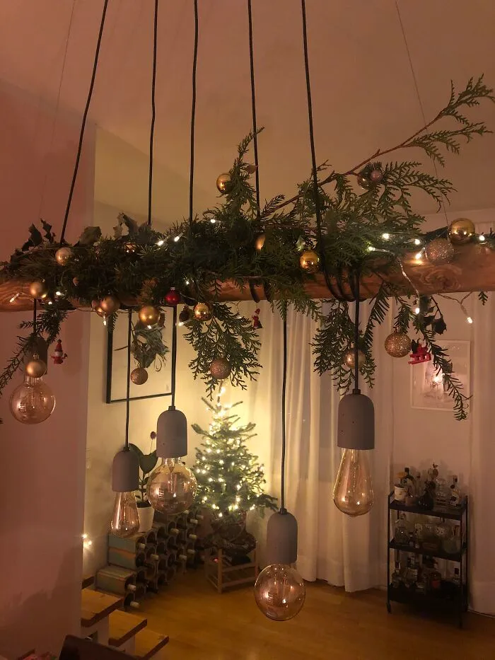 Decorated Our Dining Room Lamp!