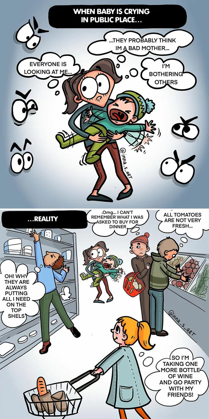 Mom Creates 30 Hilariously Honest Comics About What It's Like Raising A Child