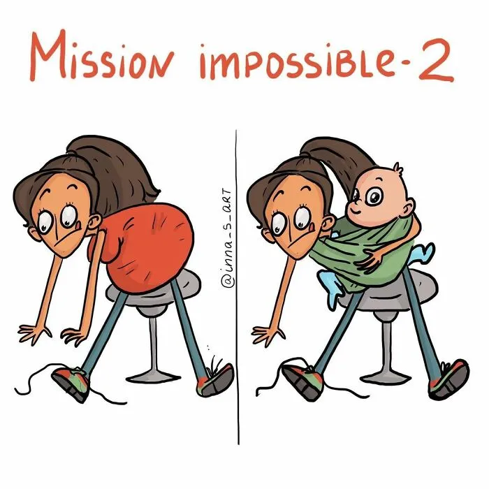 Mom Creates 30 Hilariously Honest Comics About What It's Like Raising A Child