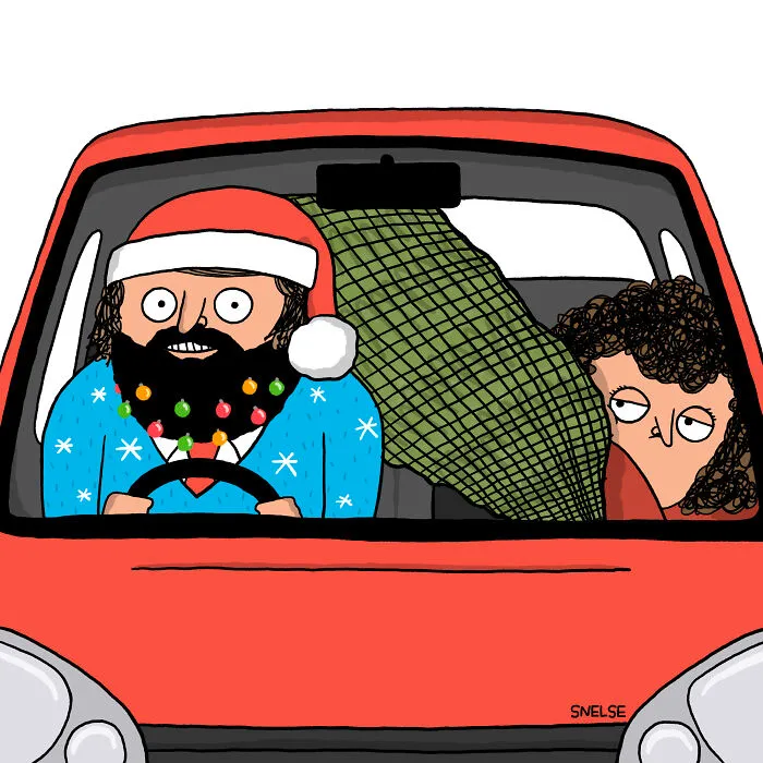 Picking Up The Christmas Tree