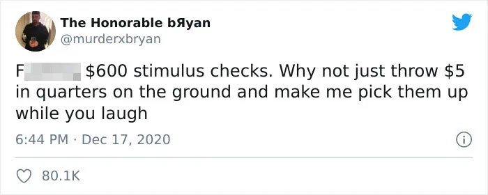30 Of The Funniest Memes In Response To The Second Stimulus Check