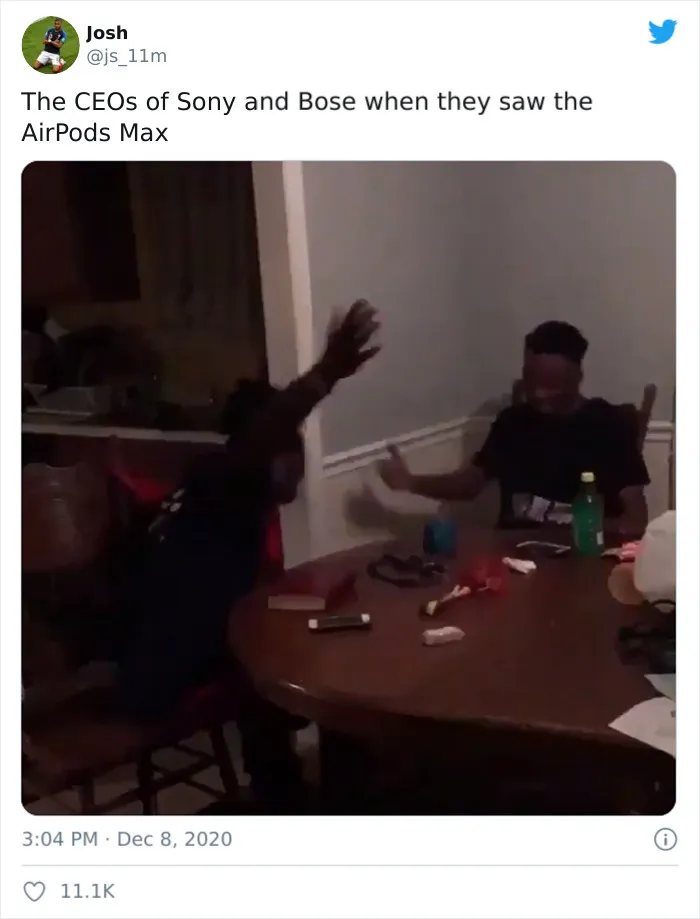 Apple Reveals Its Newest $549 AirPods, The Internet Comes Up With 30 Hilarious Memes And Reactions