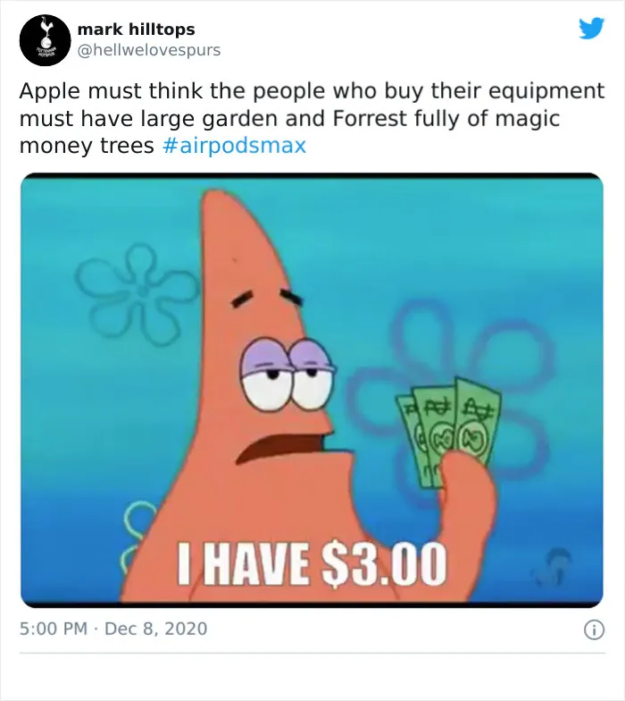 Apple Reveals Its Newest $549 AirPods, The Internet Comes Up With 30 Hilarious Memes And Reactions