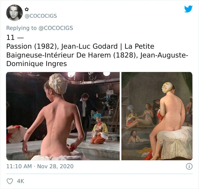People Believe They've Noticed Art References In Popular Movies, Share 30 Side-By-Side Pics On Twitter