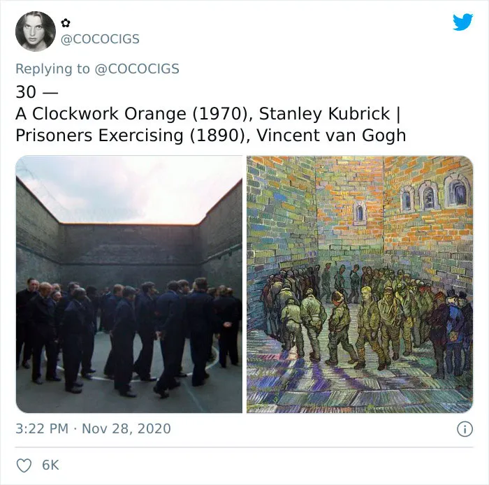 People Believe They've Noticed Art References In Popular Movies, Share 30 Side-By-Side Pics On Twitter