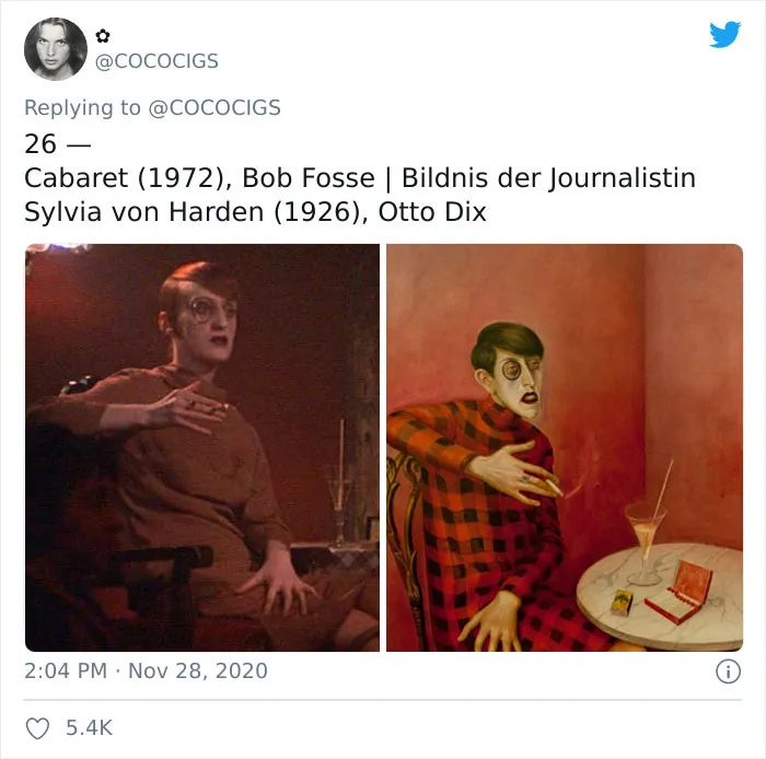 People Believe They've Noticed Art References In Popular Movies, Share 30 Side-By-Side Pics On Twitter