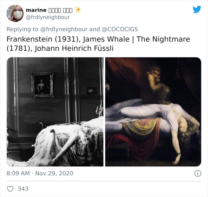 People Believe They've Noticed Art References In Popular Movies, Share 30 Side-By-Side Pics On Twitter