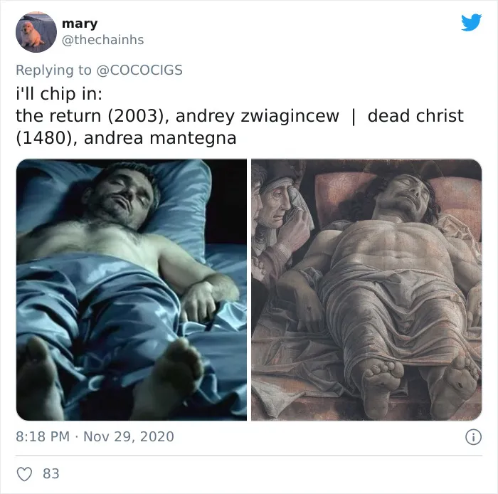 People Believe They've Noticed Art References In Popular Movies, Share 30 Side-By-Side Pics On Twitter