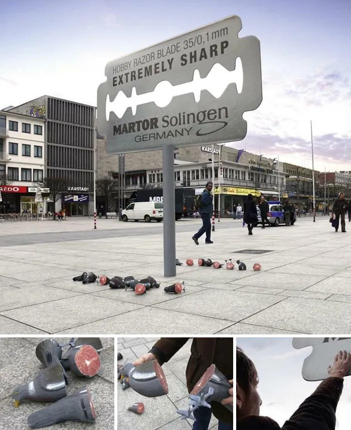 Razor Blade Advertisement
