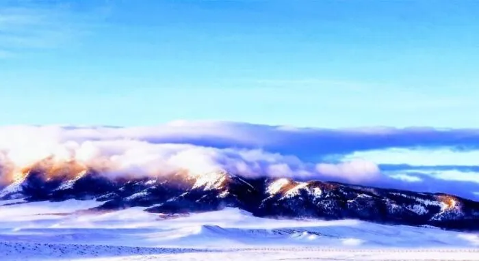 Wyoming Mountains In January -2019-
