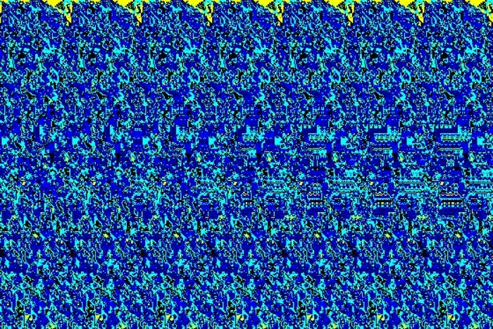 Can You See The "Peace" Word? It Is Called Stereogram.