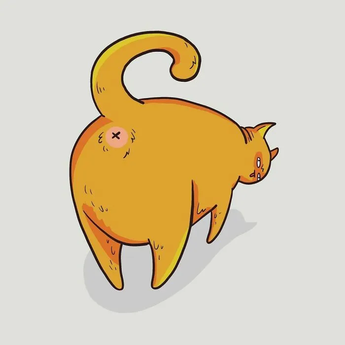 I Love To Draw Cats! Here's One: